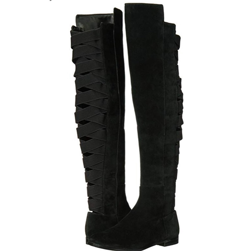 New Nine West eltynn over knee suede boots - Picture 6 of 11